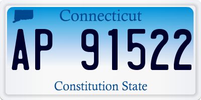 CT license plate AP91522