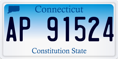 CT license plate AP91524