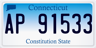 CT license plate AP91533