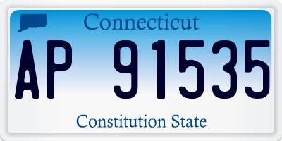 CT license plate AP91535
