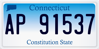 CT license plate AP91537