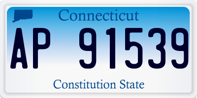 CT license plate AP91539