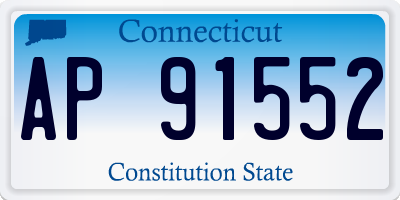 CT license plate AP91552