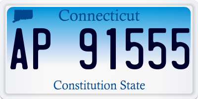 CT license plate AP91555