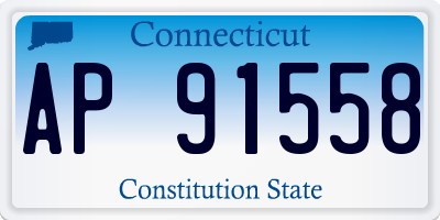 CT license plate AP91558