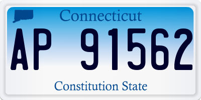 CT license plate AP91562