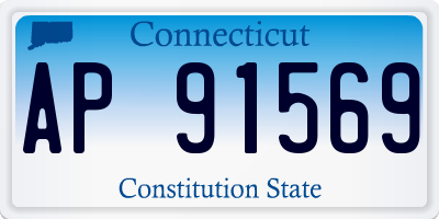 CT license plate AP91569