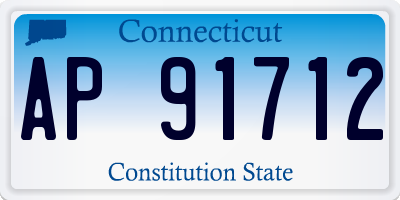 CT license plate AP91712