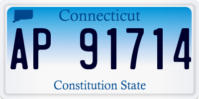 CT license plate AP91714