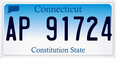 CT license plate AP91724