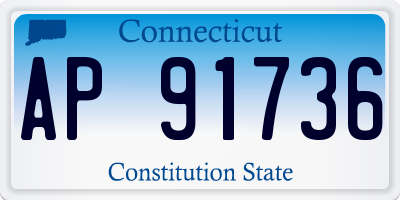 CT license plate AP91736