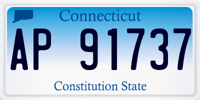 CT license plate AP91737