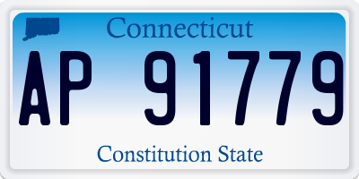 CT license plate AP91779