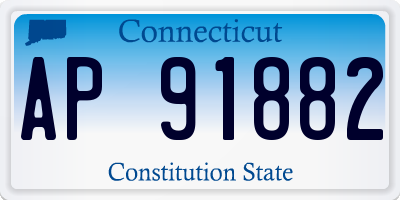 CT license plate AP91882