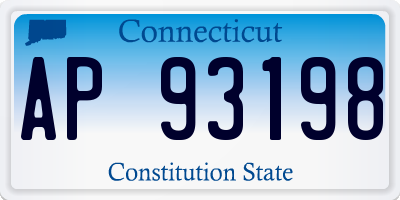 CT license plate AP93198