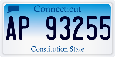 CT license plate AP93255