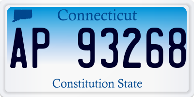 CT license plate AP93268