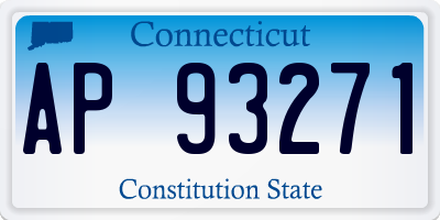 CT license plate AP93271