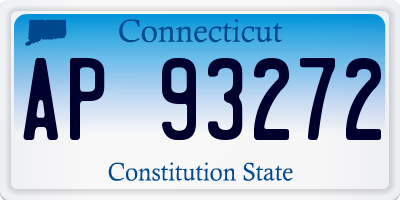 CT license plate AP93272