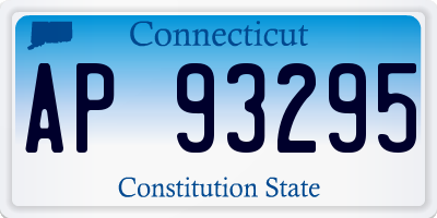 CT license plate AP93295