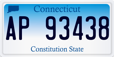 CT license plate AP93438