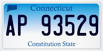 CT license plate AP93529