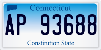 CT license plate AP93688