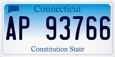 CT license plate AP93766