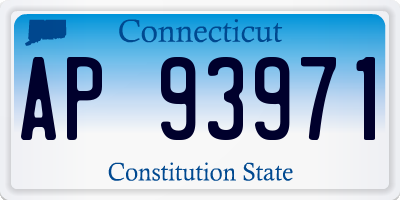 CT license plate AP93971