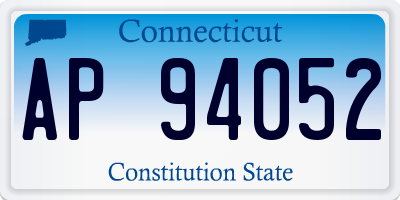 CT license plate AP94052