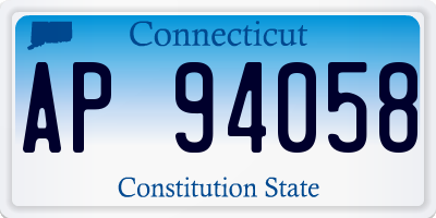 CT license plate AP94058