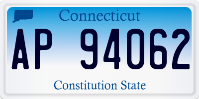 CT license plate AP94062