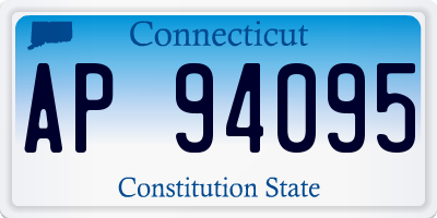 CT license plate AP94095