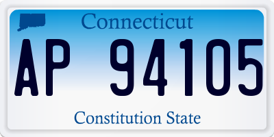 CT license plate AP94105