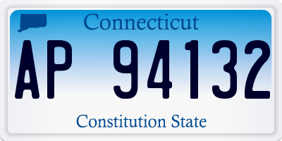 CT license plate AP94132