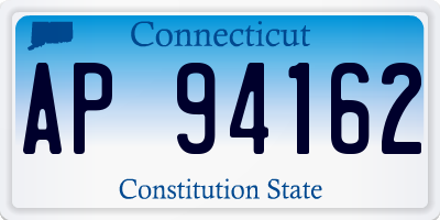 CT license plate AP94162