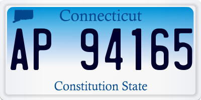 CT license plate AP94165