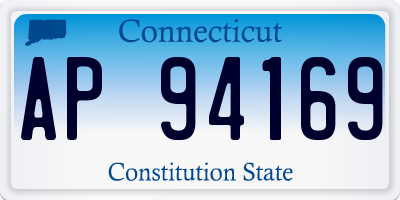 CT license plate AP94169