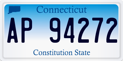 CT license plate AP94272