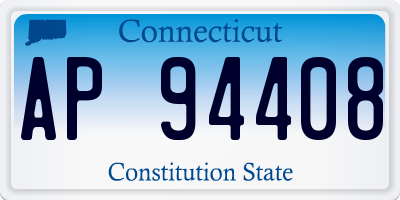 CT license plate AP94408