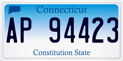 CT license plate AP94423