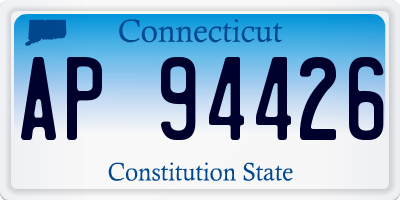 CT license plate AP94426