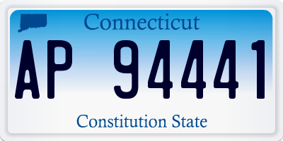 CT license plate AP94441