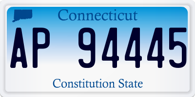CT license plate AP94445