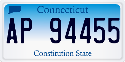 CT license plate AP94455