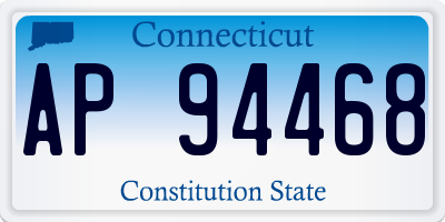 CT license plate AP94468