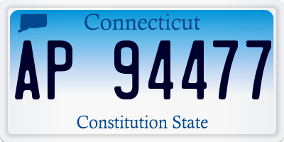 CT license plate AP94477