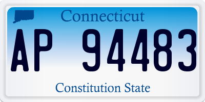 CT license plate AP94483