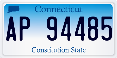 CT license plate AP94485