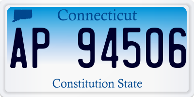 CT license plate AP94506